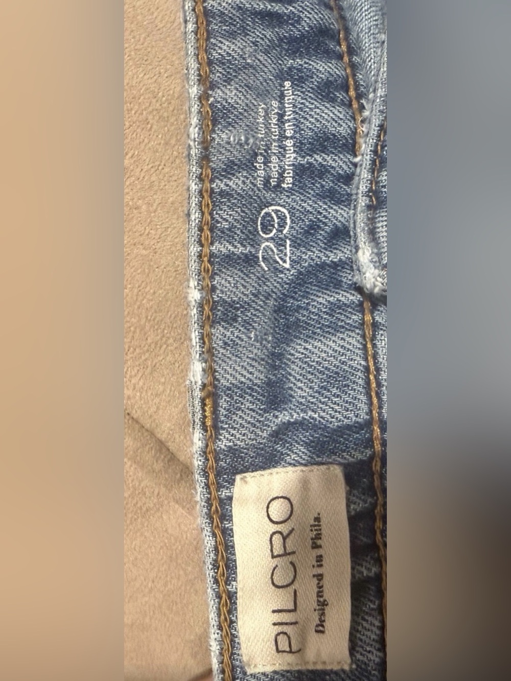 Anthro | Pilcro The Austyn High Rise Wide Leg Cuffed Jeans | Sz 29 | - Picture 8 of 8
